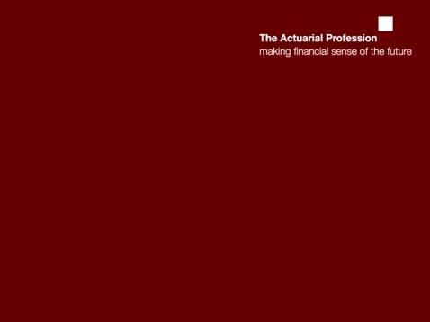 Pension Scheme Termination PPF and Wind Up S143: What Actuaries Are Doing Wrong S143: What Actuaries Are Doing Wrong Overview of validation process Important documentation Actuarial review process
