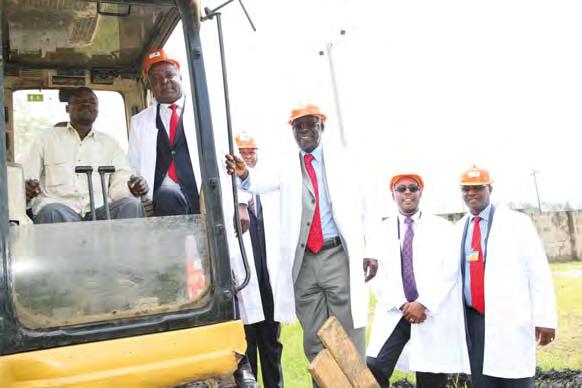 Komarock Phase 5A Groundbreaking Through the Kenya Building Society (KBS), Housing Finance started off the construction of