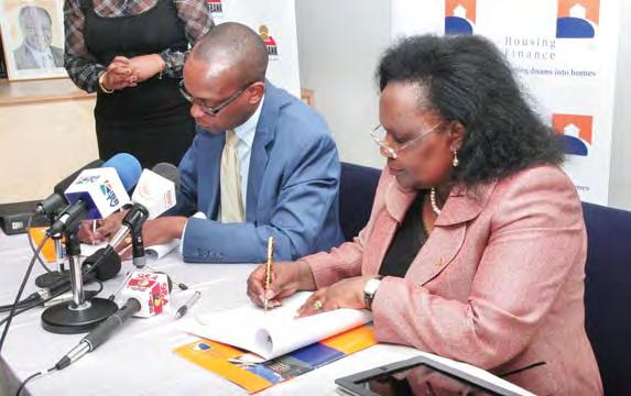 ACTIVITIES Postbank Agency Agreement Signing Housing Finance signs an agency banking agreement with Postbank,