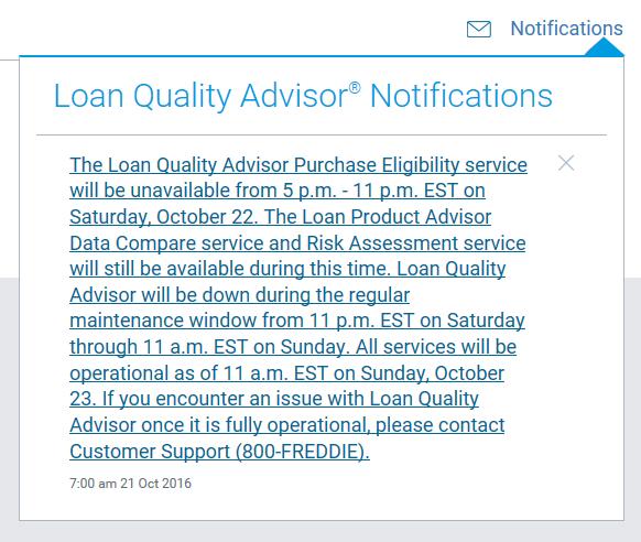 Getting Started with Loan Quality Advisor The Welcome Page The Welcome page is also known as the Home page.