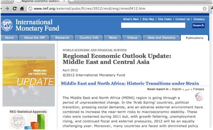 To access the full report online or to provide comments, please visit: http://www.imf.
