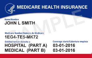 New Medicare Card The new cards are designed to decrease Medicare beneficiary vulnerability to identity theft by removing the SSN from their Medicare identification cards and replace it with a