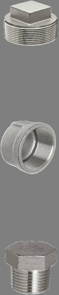Square Head Plugs Caps Hex Head Plugs 1/8" - Solid 500 2000 A3050102 $ 3.39 A3250102 $ 3.65 1/4" - Soilid 400 1600 A3050104 $ 4.00 A3250104 $ 4.63 3/8" - Solid 200 800 A3050106 $ 5.35 A3250106 $ 6.