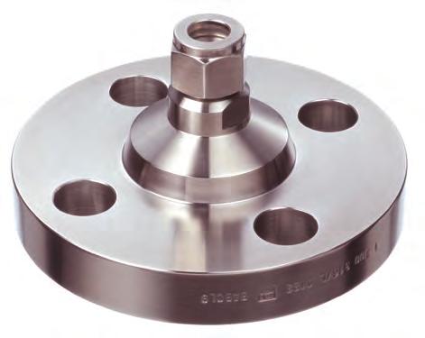 FC Series Catalog 4240 FC Series Flange to Compression Connectors One piece integral connectors allow the user to convert standard piping flanges to an instrumentation compression fitting with