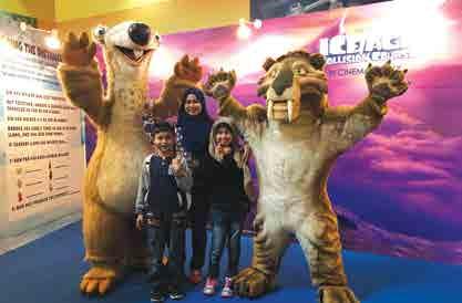2016 HIGHLIGHTS 27 9 10 ICY ADVENTURES WITH THE ICE AGE CHARACTERS Resorts World Genting held an edutainment event Spacetastic Adventure with Ice Age: Collision