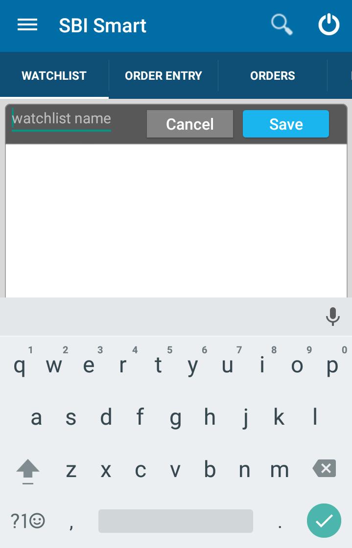 You can name the watchlist as