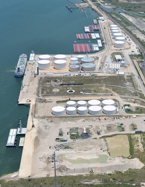 ASSET OVERVIEW Buckeye Texas Hub: o Deep-water marine terminal on the Corpus Christi Ship Channel capable of handling crude, condensate, distillates, naphtha, butane and propane o Fully contracted