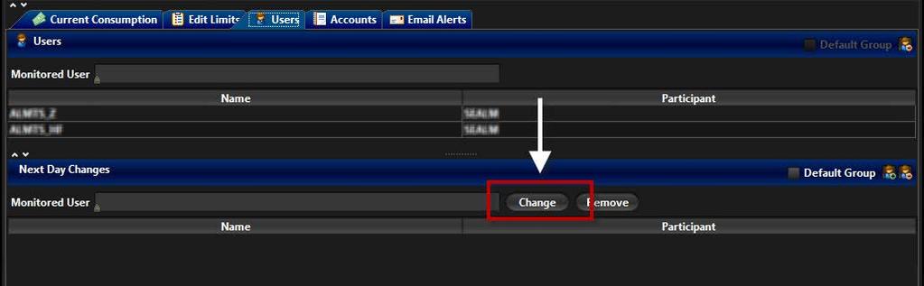 Note: The monitored user id should NEVER be used to log into the NFX Trading System TradeGuard client application. Doing so will trigger monitoring groups to block.