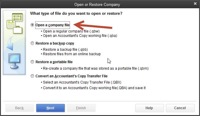 Chapter 1 - introduction to quickbooks QUICKBOOKS COMPANY FILES When you setup your company for the first time in QuickBooks, QuickBooks creates a file for you.