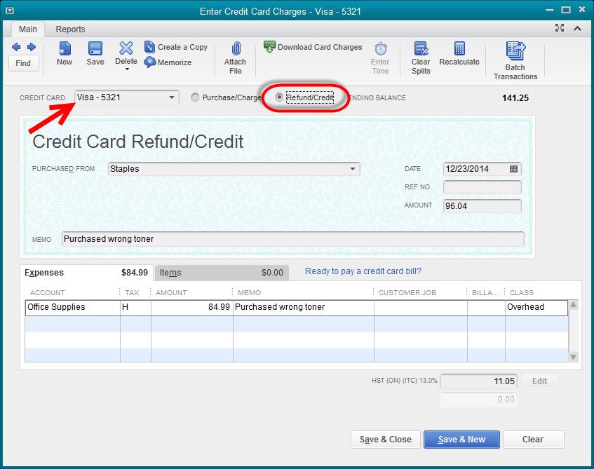 CHAPTER 3 - HOW YOUR CLIENTS USE QUICKBOOKS PART 2 Note: Each credit card transaction should be entered individually so your QuickBooks entries will match your Credit Card statement.