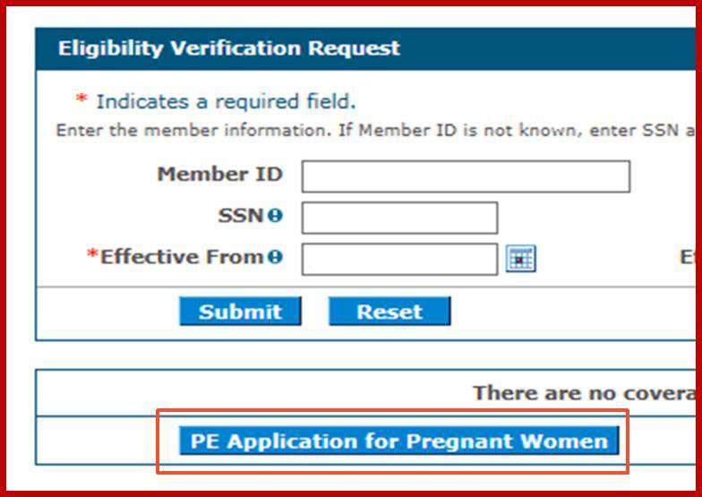 Verify Member Eligibility When an eligibility search returns no results, qualified providers (QPs) will see an additional option below
