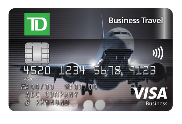 TD Business Travel Visa* Welcome Guide Make both business and business