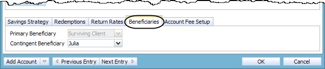 Go to the Enter Financial Data section Net Worth category Accounts page. 2. Under Qualified and Non-Qualified Accounts, click Details for the appropriate non-qualified account.