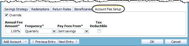 10. To apply state taxes to the taxable portion of distributions from this account, select the State taxable check box. Note: The State taxable check box does not appear for 457 and Roth accounts. 11.