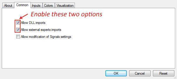 Step 5: Once you attach Profit Trade Scanner, make sure to enable the two options as shown below and only then click OK.