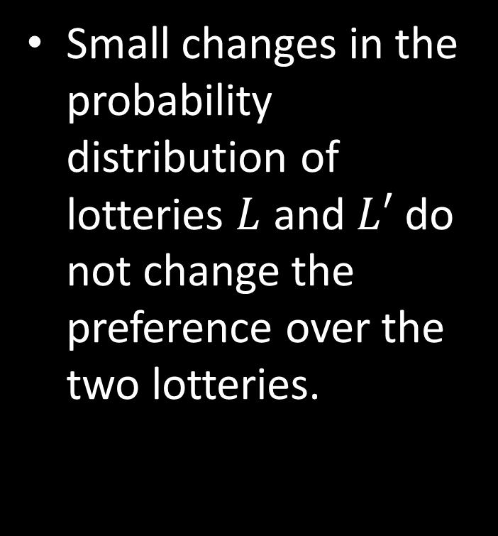 Preferences over Lotteries 3 BL