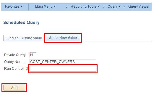 You will notice the query name populates automatically.