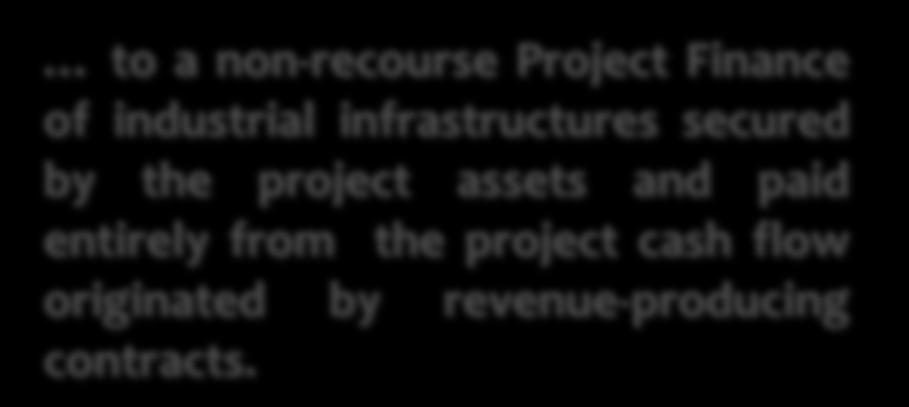 Project Financing Pro-Ex Program to a non-recourse Project Finance of industrial infrastructures secured