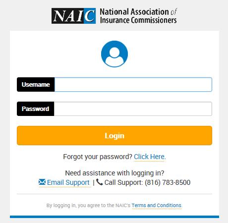 page. At the login page, enter the user ID and password, and click