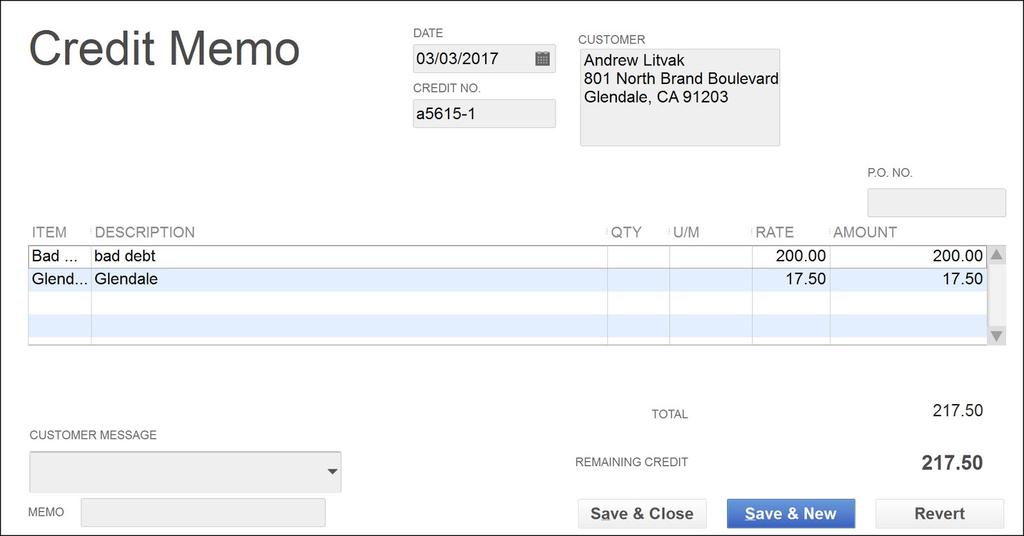How adjustment invoices display in QuickBooks The adjustment invoice will show