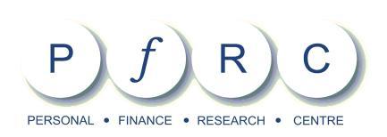REVISED FINAL REPORT SHARON COLLARD, PERSONAL FINANCE RESEARCH CENTRE