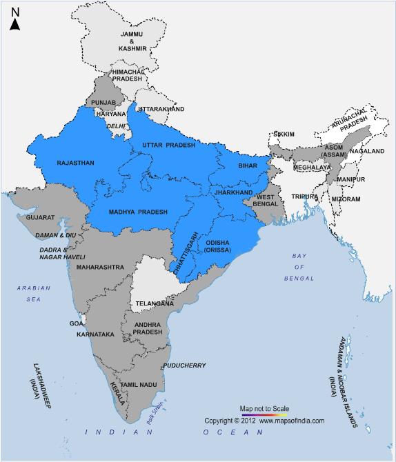 16 STATES EAG AND NON-EAG 7 Empowered Action Group (EAG) states The 7 states designated as EAG states, including: Rajasthan, Madhya Pradesh, Uttar Pradesh (UP), Bihar,