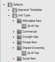 2.0 Unit Type Defaults Overview Every input applicable to a unit can be set by default. These defaults are stored separately from defaults in the templates.