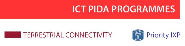PIDA OUTCOMES: The PAP ICT: 2020 The ICT program will establish an enabling environment for completing the land fiber optic infrastructure and installing