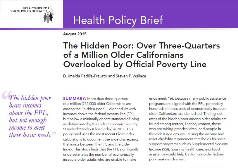 Who is overlooked by FPL? http://healthpolicy.ucla.