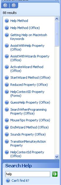 Open the Help Window by clicking Help on the VBA menu bar. What is a Macro?