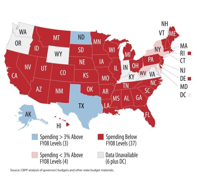 Most States FY12 Spending