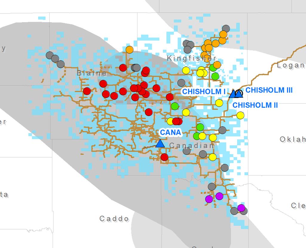 THE RIGHT PARTNERS IN CENTRAL OKLAHOMA STACK WELL PERFORMANCE PROVING SHALE PLAY POTENTIAL Expected Benefits from Resource Development Future volume expectations de-risked with portfolio of producer