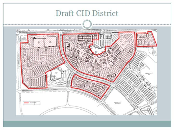 31 With that let me show the proposed or the draft CID District. Again, I think on the left-hand side of the screen is the west end, that s 110 th Street and that kind of flows through the project.