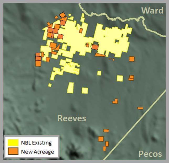 Delaware Basin Bolt-On Acquisition and Leasing Update 1,675 Combined transactions increase core Reeves County acreage by nearly 20% Combined Gross Locations 150 Incremental 1,825 Combined Enhances