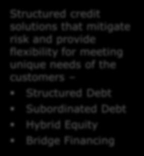 INFRASTRUCTURE PROJECT LIFECYCLE DEBT MEZZANINE EQUITY ADVISORY Customized project financing solutions - Project Finance Term Loan