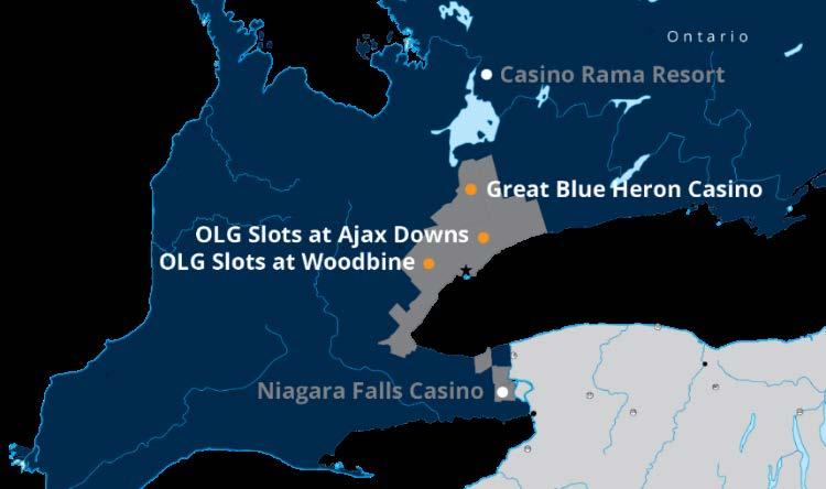 OLG GTA Bundle 1 is the largest casino concession ever awarded in Canada Entered into a long-term contracted commitment to be the gaming service provider for three gaming facilities in the Greater