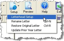 2007 DRAKE SOFTWARE Installation & Setup 61 3. Click OK when prompted to proceed. 4. Select the drive where the prior year letter exists. 5. Select a letter to update. 6. Click Continue. 7.
