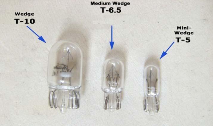 Category Wedge Based Lamps Product T-5 12V1.2W,12V1.4W,12V2W, 12V3W,14V1.4W,24V2w,24V3W,24V1.2w T-6.5 12V1.7W,14V3W,24V2W,24V3W,24V1.4W,14V1.7W,12V2W T-10 12V1.7W,12V2W,12V3W,12V3.