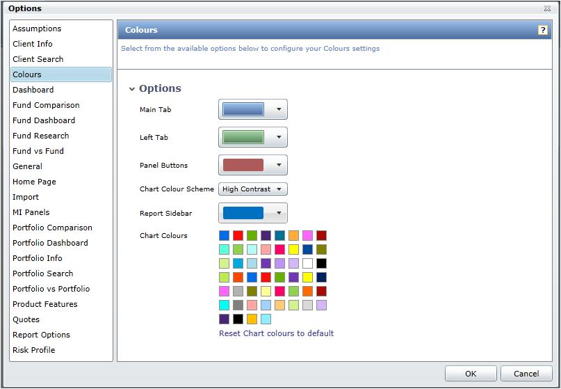 Introduction O&M Profiler User Guide (v4) Options The Options menu allows you to set up your system the way you want.