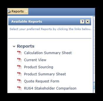 Reports Reports A key benefit of Pensions Profiler is the powerful reporting options that are available. Reports can be printed or saved from directly within the system.