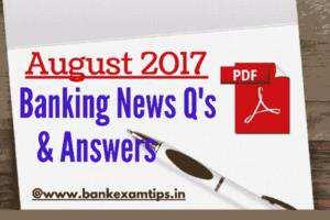 Latest Banking Current Affairs 2017 PDF August 2017 Latest RBI Policy Rates August 2017 Repo Rate: 6% ( It was reduced by 25 basis points from 6.25% to 6%). Reverse Repo Rate: 5.