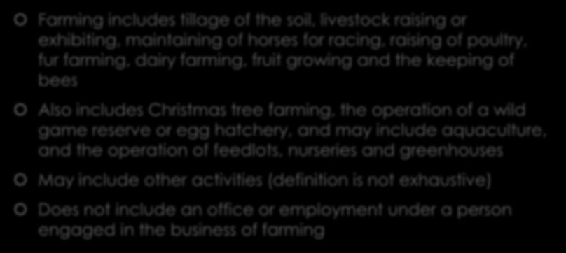 What is Farming?