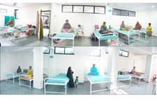 13. Indoor patient Section The basic patient needs and the nursing facilities have been specially taken care of while accommodating the patient.