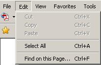 10. Select Edit from the tool bar 11.