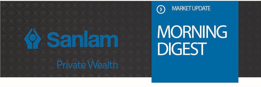 29 January 2015 www.privatewealth.sanlam.co.za INDEX PTS % INDEX / COMMODITY PTS % DOW JONES 17191-196 -1.13 JSE ALL SHARE 51201 489 0.97 S&P 500 2002-27 -1.35 JSE RESOURCES 41493 204 0.