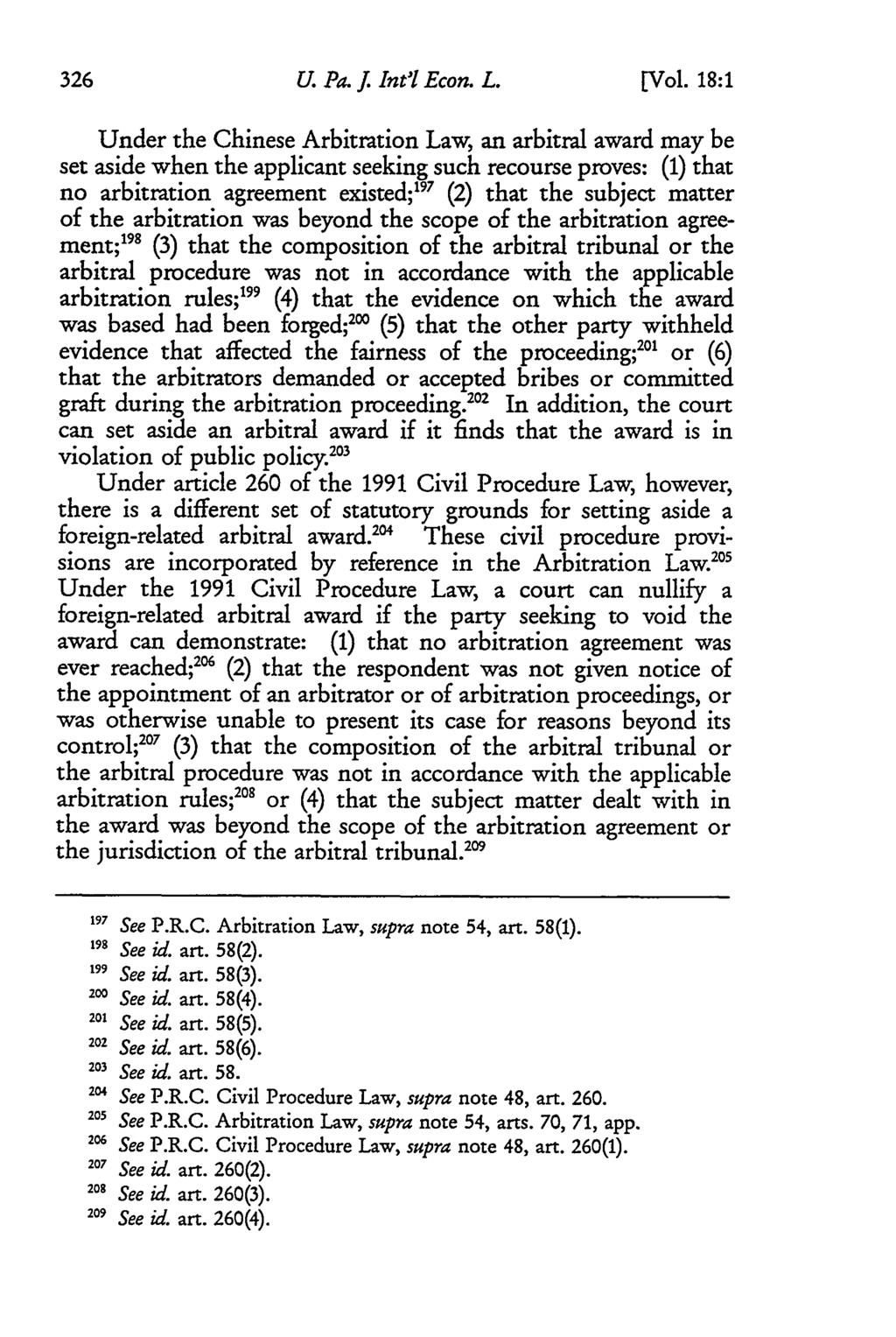 University of Pennsylvania Journal of International Law, Vol. 18, Iss. 1 [2014], Art. 13 U. Pa. J. Int'l Econ. L. [Vol.