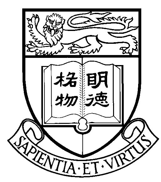 COMMUNICATIONS & PUBLIC AFFAIRS OFFICE THE UNIVERSITY OF HONG KONG Enquiry: 2859 1106 Website: http://www.hku.