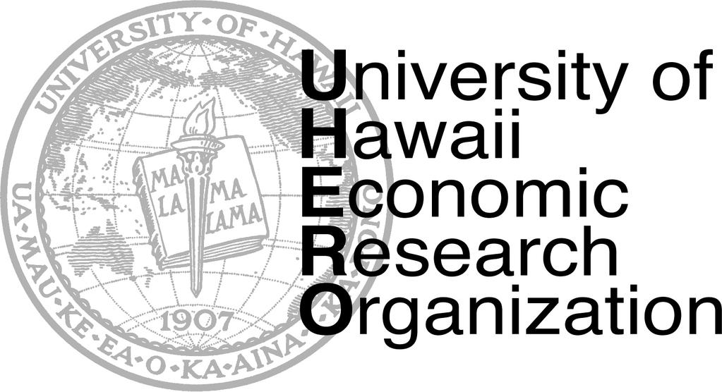 Kaua i Economic Outlook Summary prepared for The County of Kaua i July 1, 26 by the University of Hawai i Economic Research Organization 2424 Maile Way, Room 542 Honolulu, Hawai i 96822 (88) 956-765