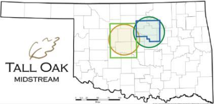 Franchise Position in Oklahoma EnLink s Acquisition of Tall Oak in STACK & CNOW Tall Oak Assets Central Oklahoma System Map 1 Chisholm Plant: 100 MMcf/d cryogenic processing plant Additional 200