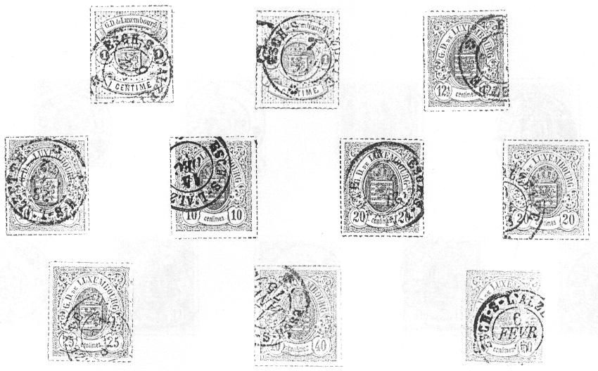 Luxembourg s Small Double Circle Cancels, Part 2 by Leon Stadtherr [continued from the December 2000